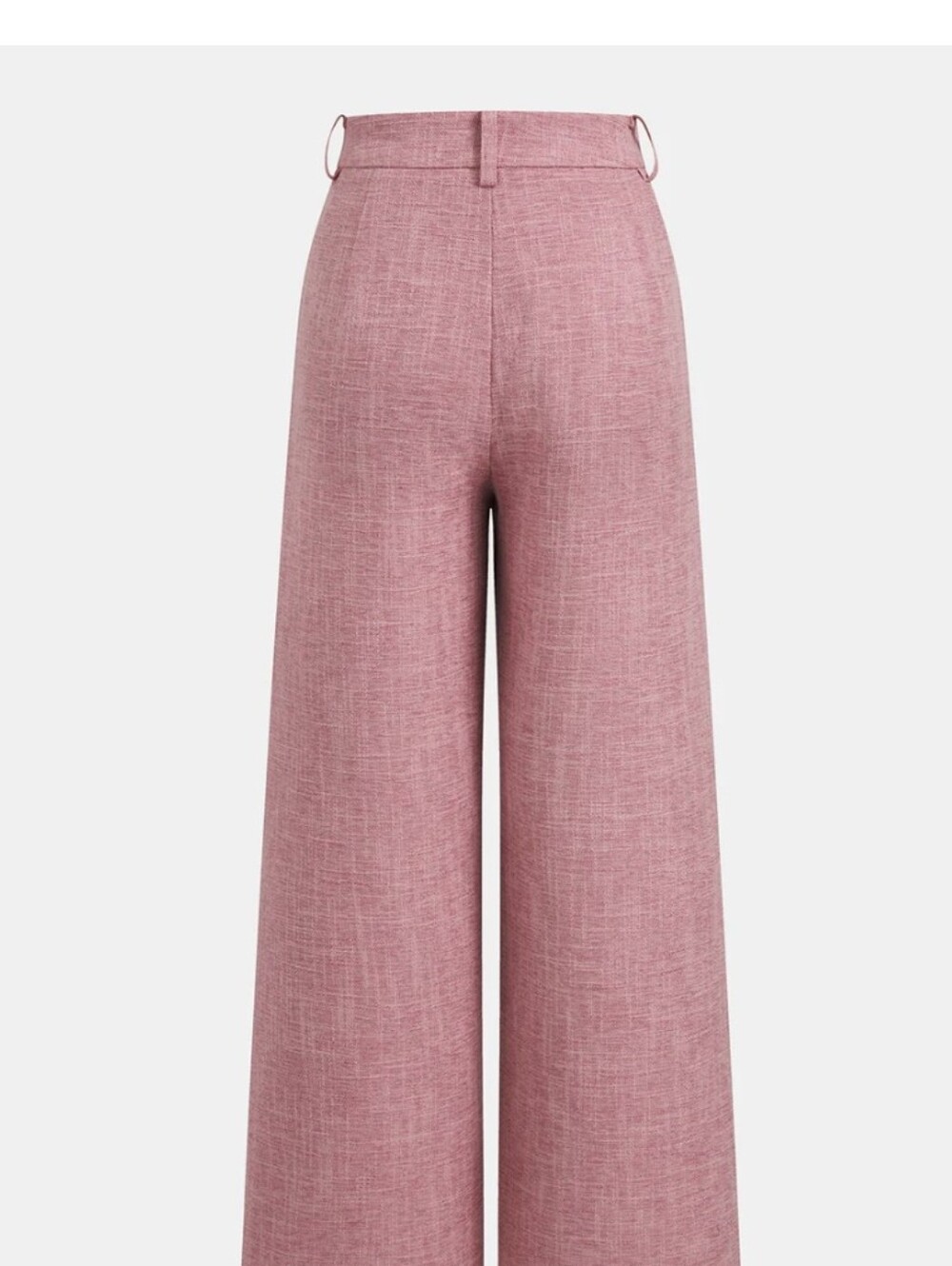 Commense Halter Neck Vest Top + Wide Leg Pantsuit 2-PC Set Pink S NWT - Picture 7 of 8